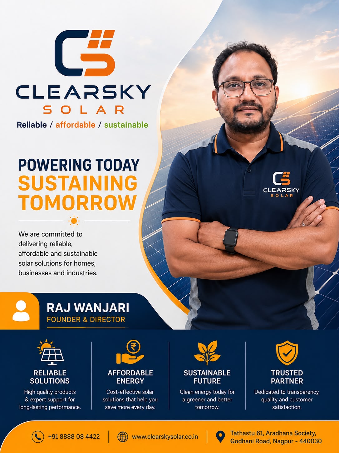 ClearSky Solar - Solar Energy promotional creative